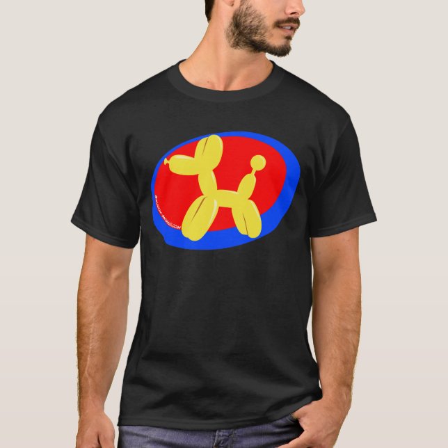 Toppen ballongvridning tee shirt (Framsida)