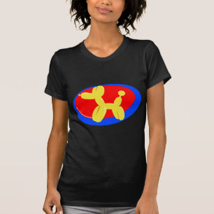 Toppen ballongvridning tee shirt