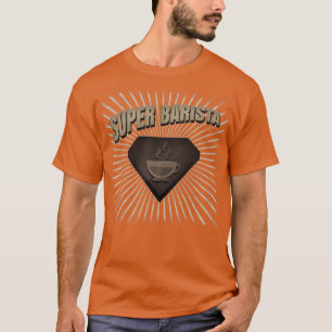 Toppen Barista Funny Kopp i Coffee Älskare Gift T Shirt