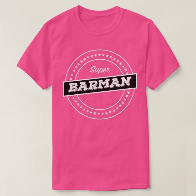 toppen bartender 2 t shirt (Design framsida)