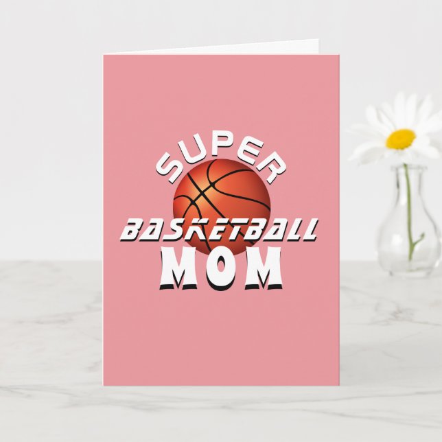 Toppen Basketball Mamma Sporty Mor Mor's Day Kort (Liten växt)