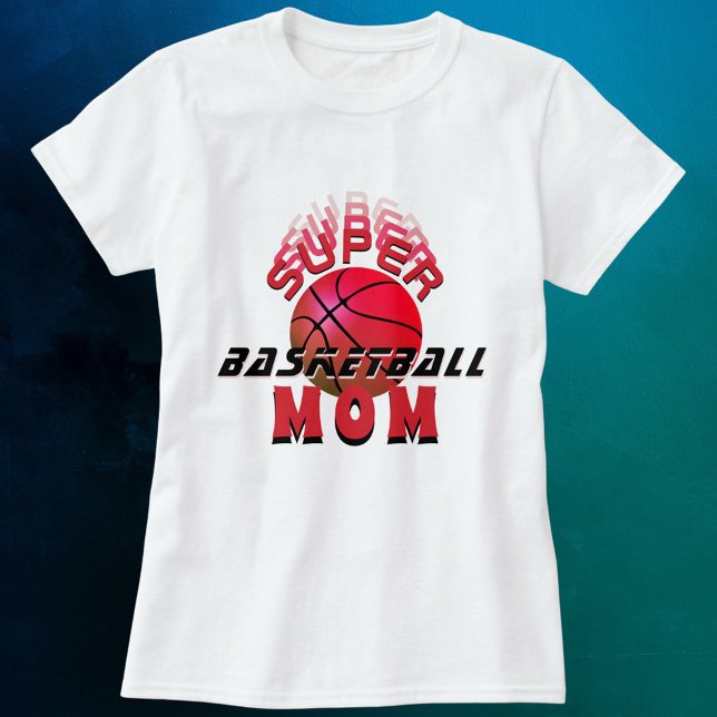 Toppen Basketball Mamma Sporty Mor Mor's Day T Shirt (Skapare uppladdad)