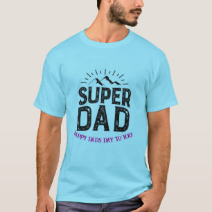 TOPPEN bergsbergen Anpassningsbar T-shirt för Papp