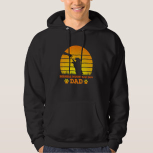 Toppen Bernese Mountain Pappa Hund Retro Vintage Hoodie