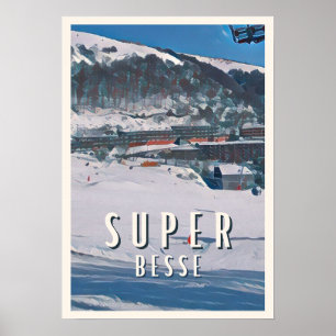 Toppen Besse Station de ski Poster