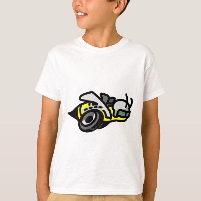 Toppen bilogotyp för fint tee shirt (Framsida)