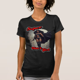 TOPPEN BLACK GIRL Action Hero T Shirt
