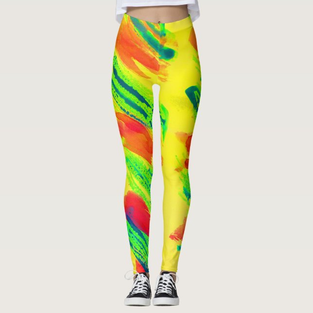 Toppen bläck leggings (Framsida)