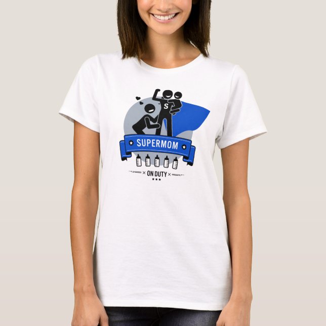 Toppen blue cape T-Shirt (Framsida)