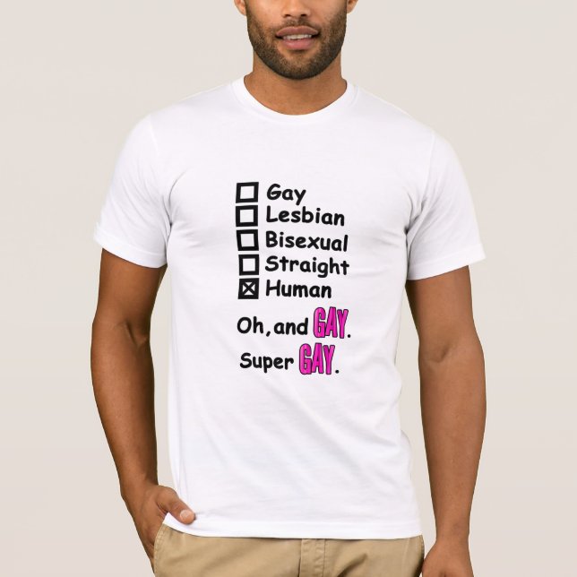 Toppen bög t shirt (Framsida)