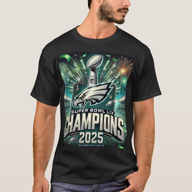 TOPPEN BOWL LIX CHAMPIONSHIP T SHIRT (Framsida)