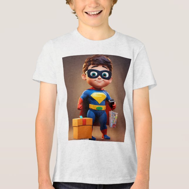 "Toppen Box Man" T Shirt (Framsida)