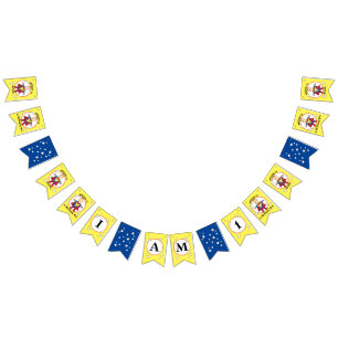 Toppen Boy Birthday Banner för honom Vimplar