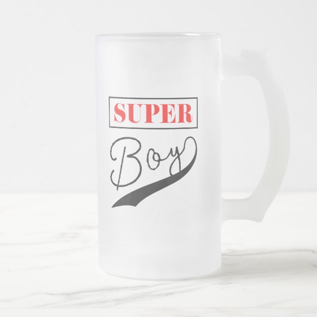 Toppen Boy Frostat Ölglas (Höger)