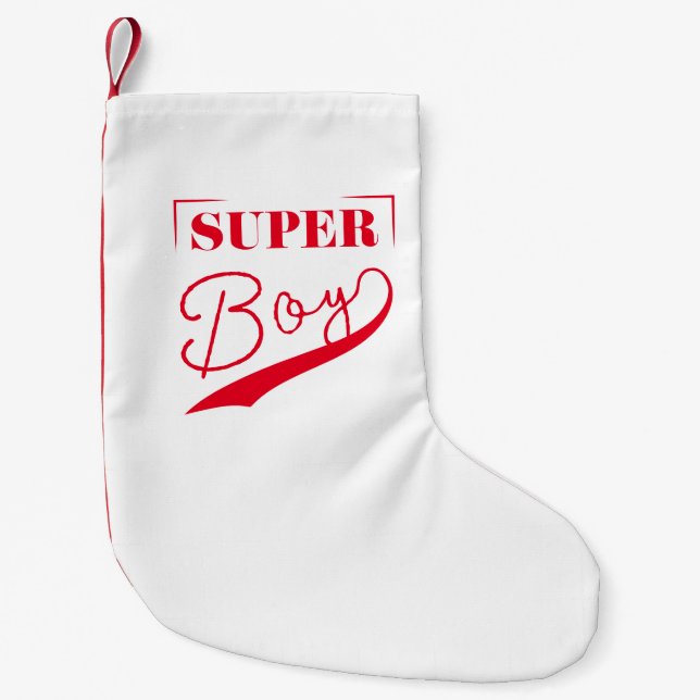 Toppen Boy Liten Julstrumpa (Framsidan)