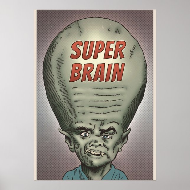 Toppen Brain Poster (Framsidan)