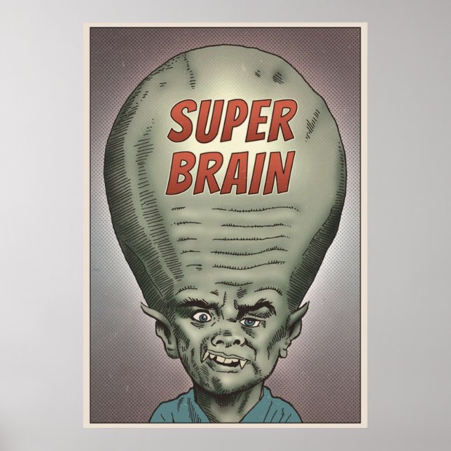 Toppen Brain Poster (Framsidan)