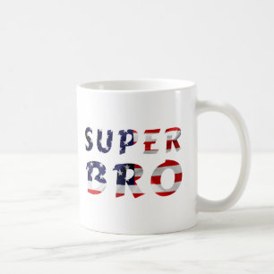 Toppen Bro och den amerikanska Flagga Kaffemugg