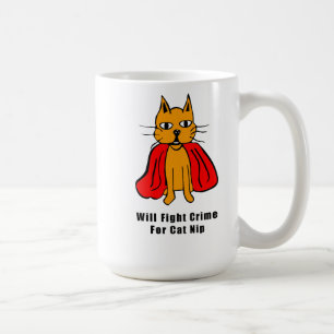 Toppen Cat Fight Crime for Catnip ( lägg till ditt Kaffemugg