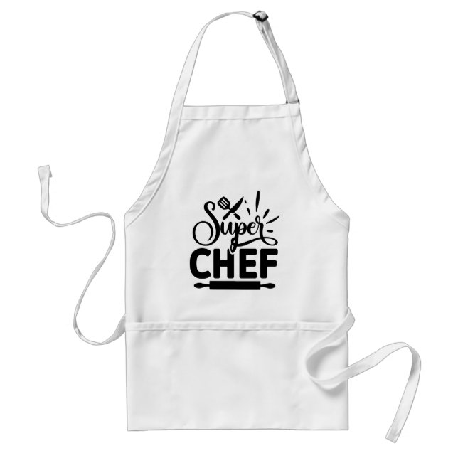Toppen Chef Kitchen Apron med Verktyg Förkläde (Framsidan)