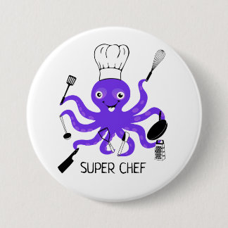 Toppen Chef Lila Octopus med köksgadgets Knapp