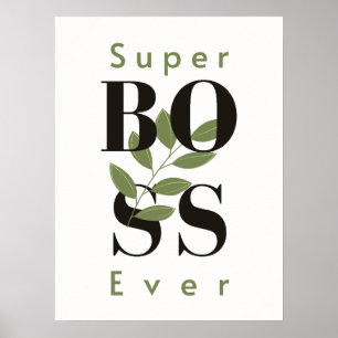 Toppen Chef någonsin - Perfekt Gift Poster för Che