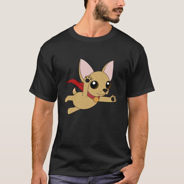 Toppen Chihuahua T Shirt (Framsida)