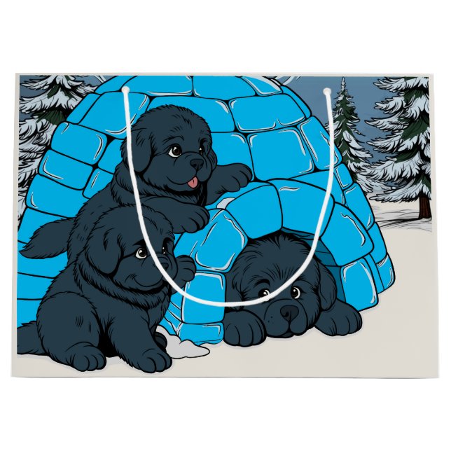 Toppen Chill Newfoundland puppy (Framsidan)