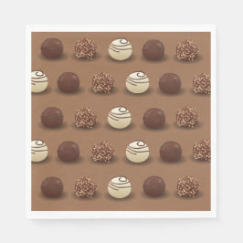 Toppen Choklad Födelsedagsfest Pappersservett