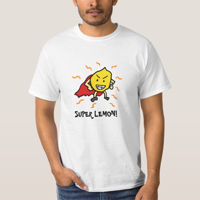 Toppen citron! t-skjorta tee shirt (Framsida)