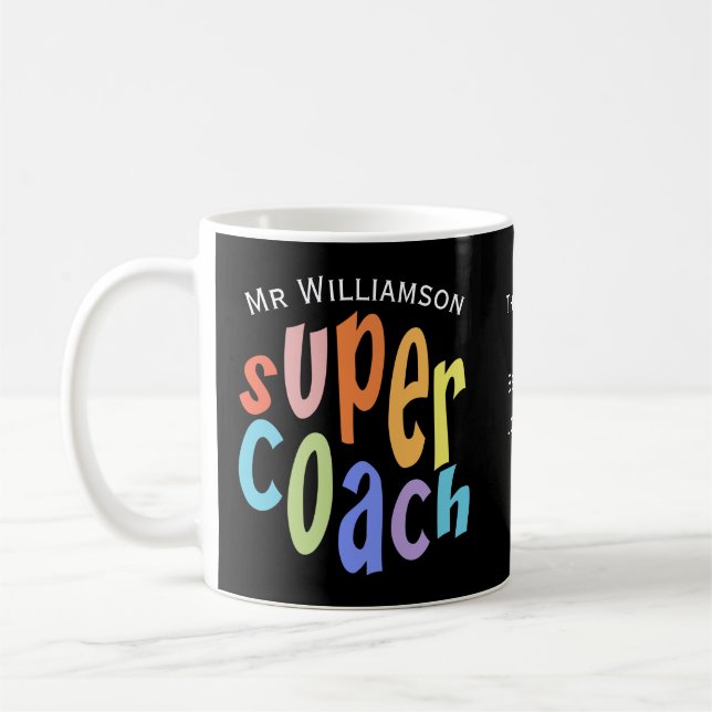 Toppen Coach-Tack - utvärdering Kaffemugg (Vänster)
