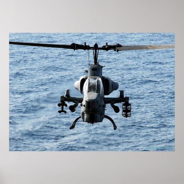 Toppen Cobra AH-1W Poster (Framsidan)