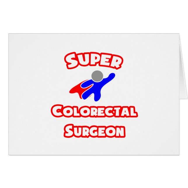Toppen Colorektal Surgeon Hälsningskort (Framsidan Horizontal)