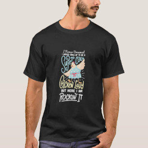 Toppen Coola Chicken Dam T Shirt