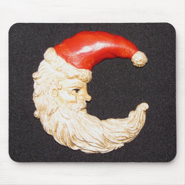 Toppen Coola Classic Round Jultomten Mouse Pad Musmatta (Framsidan)