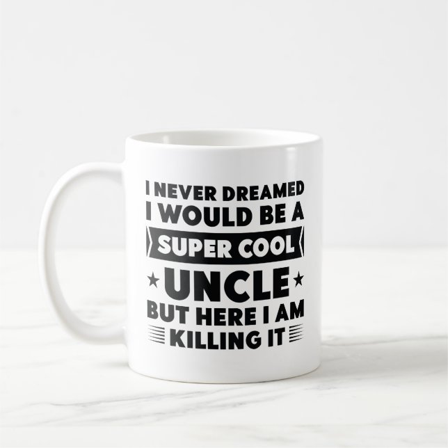 Toppen Coola farbror Kaffemugg (Vänster)
