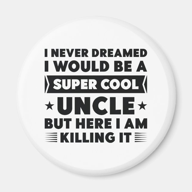 Toppen Coola farbror Magnet (Framsidan)