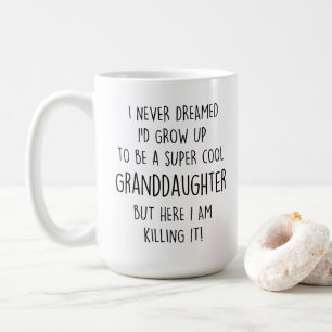 Toppen Coola Granddotter - Snyggt Ceramic Mugg