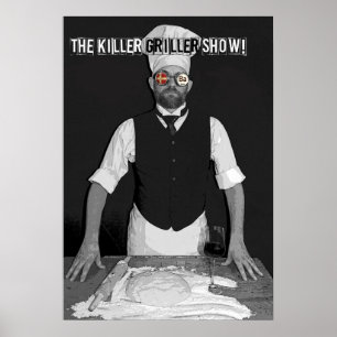 Toppen Coola Griller Food Poster! Poster