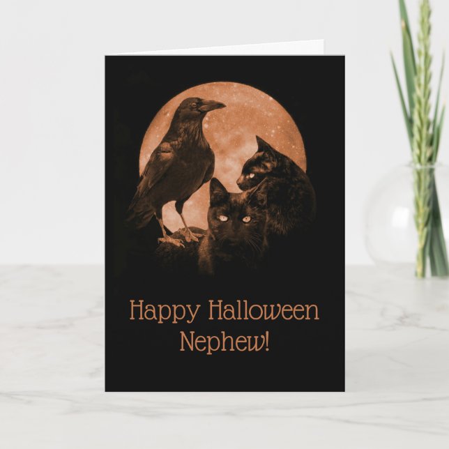 Toppen Coola Happy halloween Nephew Kort (Framsida)