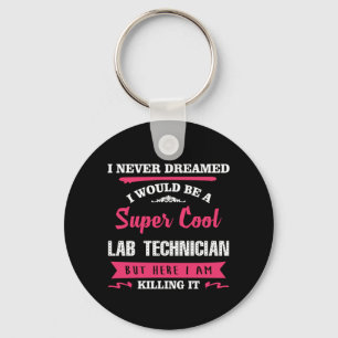 Toppen Coola Lab-tekniker Nyckelring