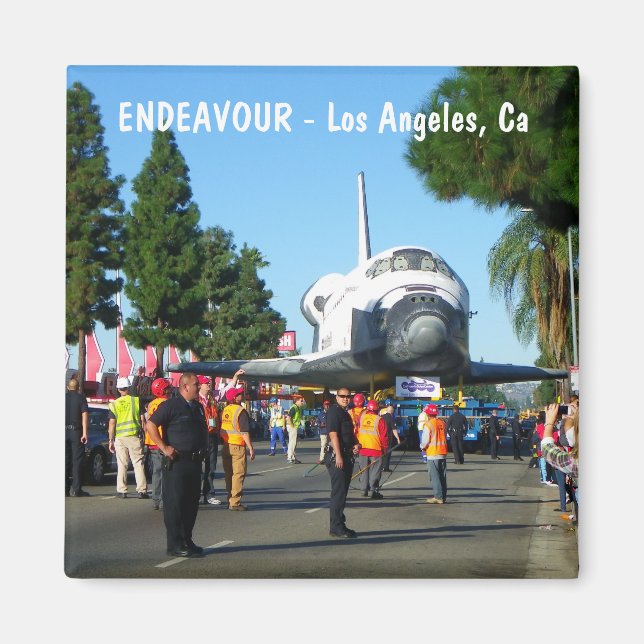 Toppen Coola Los Angeles/Endeavor Magnet! Magnet (Framsidan)