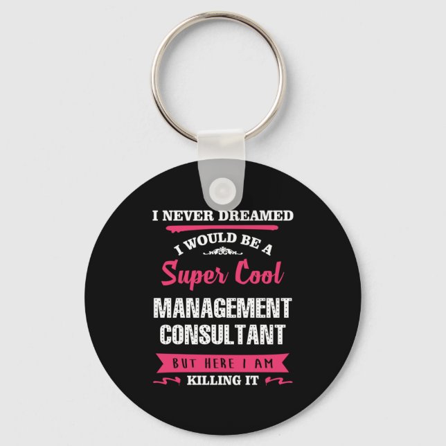 Toppen Coola Management Consultant Nyckelring (Framsida)