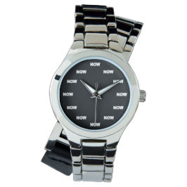 Toppen Coola "NU" (svart bakgrund) #8 Armbandsur