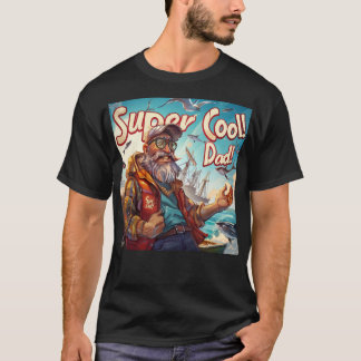 Toppen Coola Pappa Digital Art T Shirt