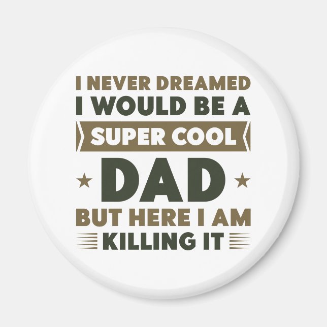 Toppen Coola Pappa Magnet (Framsidan)