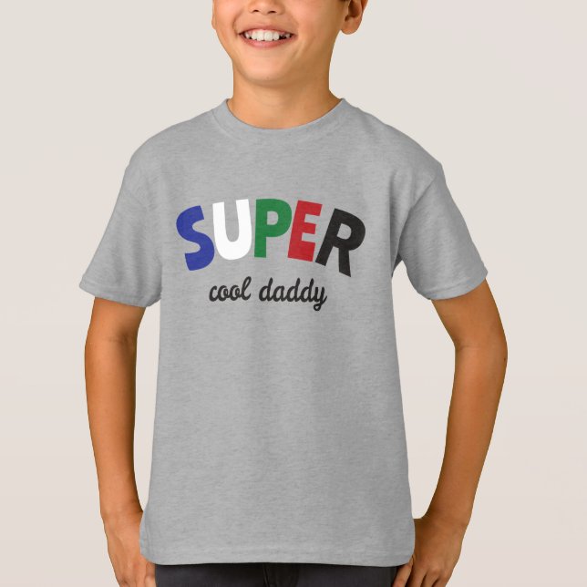 Toppen coola-pappa t shirt (Framsida)