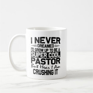 Toppen Coola Pastor. Gift för pastor Kaffemugg