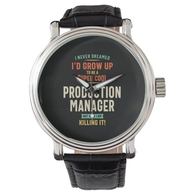 Toppen Coola Production Manager Armbandsur (Framsida)