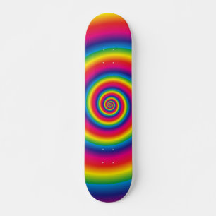 Toppen Coola Rainbow Swirl Skateboard